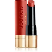 Bourjois Rouge Velvet The Lipstick dolgoobstojna šminka z mat učinkom odtenek 53 Caramel Salé 2.4 g