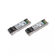 MikroTik Mikrotik Pair of bidirectional SFP 1G/SFP+ 10G/SFP28 25G 15km modules (T1270nm/R1330nm, Single LC-connector + T1330nm/R1270nm, Single LC-connector) (XS+2733LC15D)