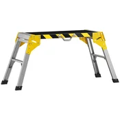 Homestar Zložljiva delovna miza 110x32x50 cm aluminij nedrseča 150 kg