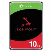 Seagate IronWolf NAS 3,5 10.000 GB unutarnji SATA III 7.200 o/min 256 MB tvrdi disk ST10000VN000