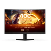 Monitor 27 AOC C27G4ZXE VA 1920x1080/280Hz/0.3ms/2xHDMI/DP/zakrivljen