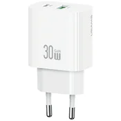 USAMS USAMS CC316 30W 1XUSB-C 1XUSB-A HITR AVTO POLNILNIK
