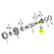 John Deere Vmesno tesnilo gredi za 3200 3100 3200X 3400X RT7700018159