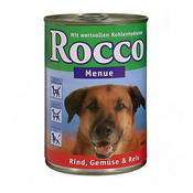 ROCCO pasja hrana MENU 6 X 400 G - GOVEDINA, JAGNJETINA, ZELENJAVA & RIŽ