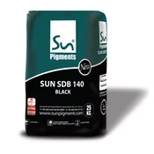 SUN PIGMENTS Oksidna boja za beton/gips - CRNA 25KG