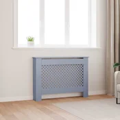 Pokrov za radijator antracit 112 x 19 x 81,5 cm MDF