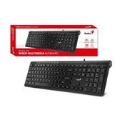 Genius SlimStar 230II Žicna Tipkovnica | Crna