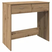 Vidaxl Pisalna miza artisian hrast 80x40x75 cm inženirski les