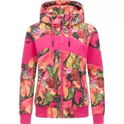 Ragwear Funkcionalna jakna Nuggie zelena/roza/staro roza/rdeča