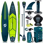 THUNDER Napihljiva SUP deska – 365 cm stabilna, 15 cm debela, komplet z veslom in sedežem (nosilnost 150 kg) THUNDER VISO, (5000091255)