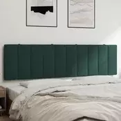 Jastuk za uzglavlje Hanko tamnozeleni 180 cm baršunasti