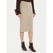 ViCOLO Midi krilo 55017S Bež Regular Fit