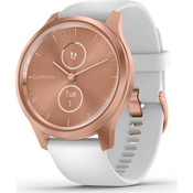 pametan sat Garmin vivomove Style, Rose Gold-White, Silicone bijela