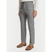 BOSS Chino hlače H-Perino 50572014 Siva Tapered Fit