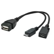 Gembird USB kabl 0,15 m Micro USB-B USB-A Crno