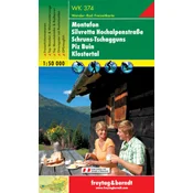 Freytag & Berndt Wander-, Rad- und Freizeitkarte Montafon, Silvretta, Hochalpenstraße, Schruns-Tschagguns, Piz Buin, Klostertal