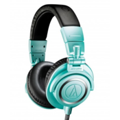 Audio Technica ATH M-50X ICE BLUE | Limited Professional Studio Monitor Headphones