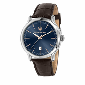 Ročna ura Maserati Epoca R8851118016 Brown/Silver