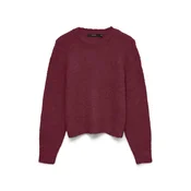 VERO MODA Pulover VMNovah brusnica