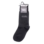 KARL LAGERFELD Muške carape 805510-512102-7, Tamnosive