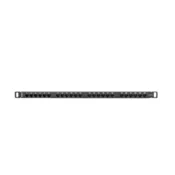 *Patch Panel 24 Port 0,5U Cat.6 črna