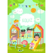 KOLAŽ PAPIR A4 JUNIOR 20-LISTNI