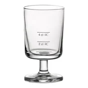 Gastro kozarec za žganje destilat 0,1 l z oznako 2+4 cl (6 kos)
