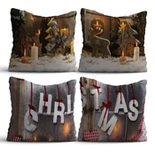 Aberto Design Set 4 jastuka 43x43cm Šareni