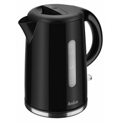 Amica Električni kotliček Amica KF1001, 1,7 l, 2200 W, bel, s sistemom zaščite pred prevretjem in ergonomskim ročajem