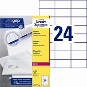 Avery L7181-100 Naslovne etikete 70 x 37 mm UG mm, 2400 kos.