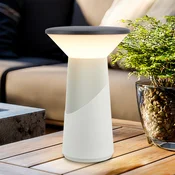 Briloner LED namizna svetilka na baterije Pilia, antracit/svetlo siva, višina 24 cm, IP44 - Dnevna soba/jedilnica - Sodobni - svetlo siva, antracitna - Kovina