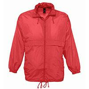 Sols Uniseks vetrovka Surf Red velicina S 32000