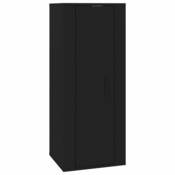 MAISON CHIC Stenska TV omarica - TV stojalo - Televizijska omarica črna 40x34,5x100 cm, (21698705)