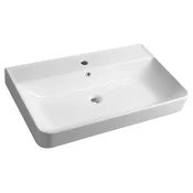 GALI Keramični umivalnik 80x48cm, bel - Bela - 80x48 cm - Sapho - 24 - Keramika - Pravokotnik - 800 - 165 - 477 - 14
