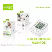 Green Lyca Digitalni merilnik krvnega tlaka / pritiska (za nadlaket)