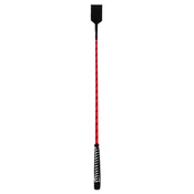 Devil Sticks Nylon Stick with Neon Strip & Goat Kid Leather Handle Nubuck Leather Top 71cm Red