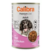 Calibra Dog Premium cons. s teletino in piščancem 1240g