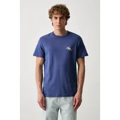 Tommy Jeans Majica DM0DM22538 Modra Regular Fit