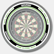 WINMAU/Advance White & Green Dartboard Surround/4454