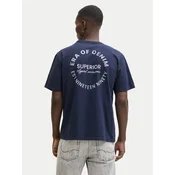 Jack & Jones Majica Edover 12288005 Mornarsko modra Regular Fit