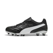 PUMA KING LIGA FG/AG Football Boots Unisex, Shoes, Black/Silver/White, 47