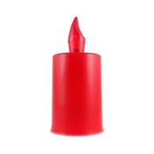 LED sveca LED/2xAA topla bela 10,8 cm crvena