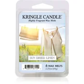 Kringle Candle Sun Dried Linen vosek za aroma lučko 64 g