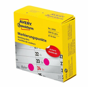 Avery Zweckform okrugle naljepnice za označavanje 3852,roze, promjer 10 mm