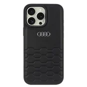 Audi Ovitek Audi iz sintetičnega usnja za iPhone 16 Pro Max 6.9 črne barve/črn trdi AU-TPUPCIP16PM-GT/D2-BK