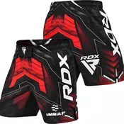 RDX Sports Muški IMMAF odobreni MMA borilacki i trening šorc, Crno-crveni