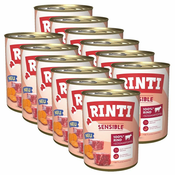 Konzerva RINTI SENSIBLE govedina & sladki krompir 12 x 800 g