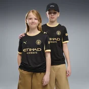 PUMA Manchester City 26/27 Away Jersey Youth, Clothing, Black/Flaxen, 5-6Y