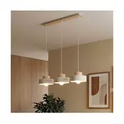 Luster na sajli KIVI 3xE27/15W/230V beo
