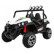 Voziček na akumulator Grand 4x4 LIFT - dvosed - bel